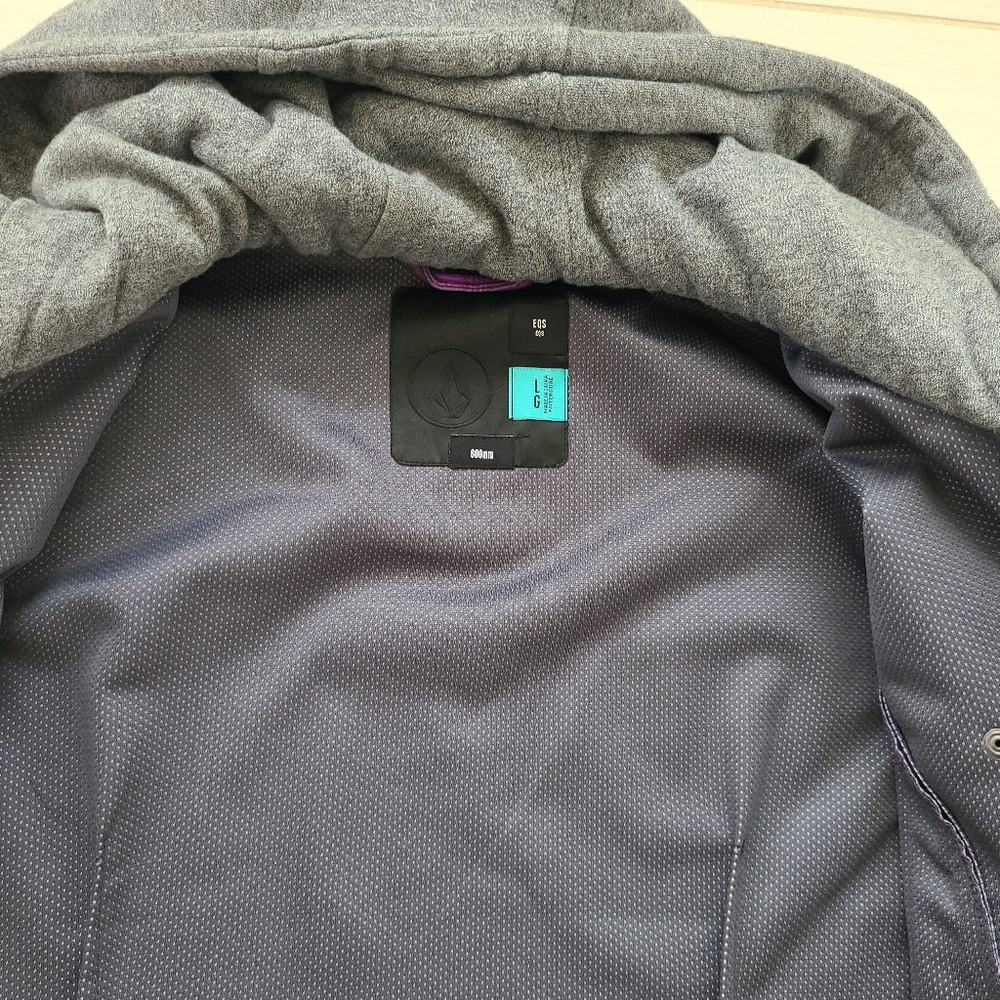 Women's Volcom Circle Flannel Jacket Size Large (… - image 3